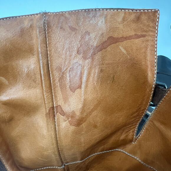 Trippen Crusader Boot Women EU 38 US 7 Dark Brown Leather Tall Knee High Germany - Picture 9 of 12